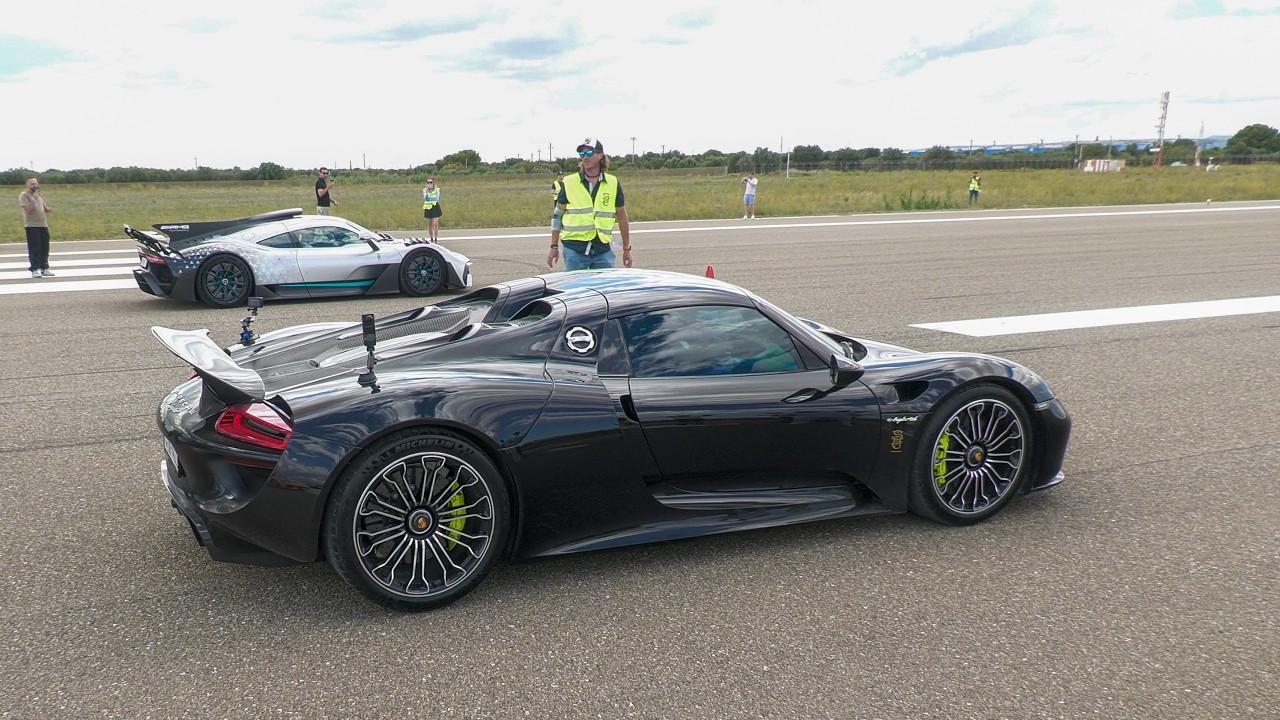 エンビー　アーケードフレンズ　VS-1P Porsche 918 Spyder vs Mercedes-AMG One - YouTube