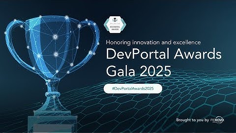 DevPortal Awards 2025 Online Gala | What are the best developer portals in 2025?