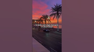 High Demand + High Income Skills in 2023-2024