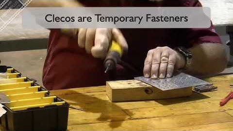 AVT 206 A&P Sheet Metal Class - P1 - Cleco Tutorial