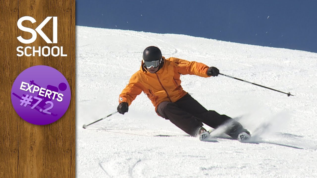 Expert Ski Lessons 72 Body Position Long Turns Youtube for Ski Technique Body Position