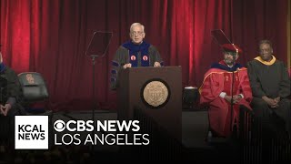USC commencement ceremonies begin after proPalestinian protests