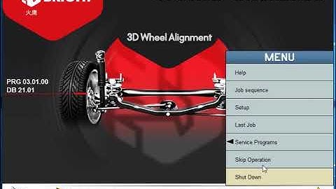 How To Update the Vehicle Database Bright A730 series wheel aligner