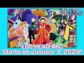 One piece egg head arc starts on january7 2024