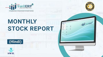 Monthly Stock Report in SwilERP Pharmacy Software | Month Wise Inventory Analysis Report
