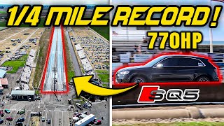 Smashing the 1/4 mile World Record in a BUDGET Supercar Killer