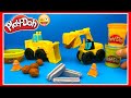 Play Doh Wheels Excavator and Loader uitpakken | Family Toys Collector