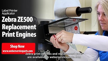 Zebra ZE 500 Print Engine for Label Printer Applicators
