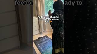 Look At How My Sister Learned To Pray ❤️🤲🏽 | Its So Useful  #Shorts