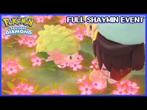 Pokemon Brilliant Diamond or Pokemon Shiny Pearl Shaymin Event