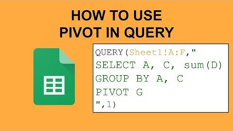 Draaitabellen maken met de QUERY-functie van Google Sheets