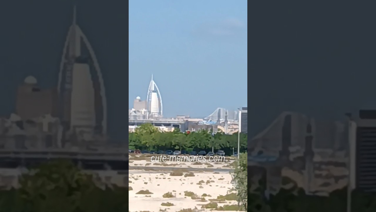 View of Burj Al Arab from the science park | #burjalarab #sciencepark #albarsha #dubaitourism