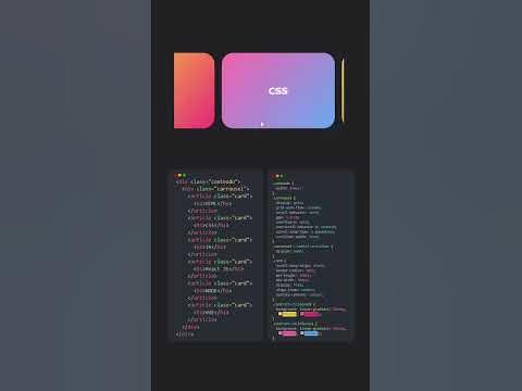Amazing Carousel Effect Using Only HTML & CSS - Image Slider || #html # ...