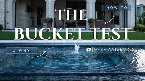 Pool Maintenance | Perform a Bucket Test to Find a Leak