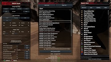 Conan Exiles - Using Admin Panel