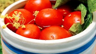 Квашеные (соленые) Помидоры на Зиму | ОЧЕНЬ вкусные КВАШЕНЫЕ помидоры КАК БОЧКОВЫЕ🍅!