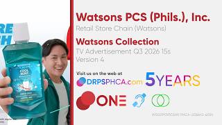 PH TV Ad: Watsons Collection - Q3 2026 15s (Version 4) [CC/ST]