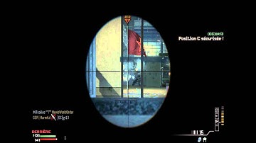 Mw3 MSR sniper Double élimination HD