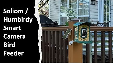 #320: Soliom Humbirdy Smart Camera Vogelvoeder / WIFI / Zonne-energie / 4k / Slow Motion