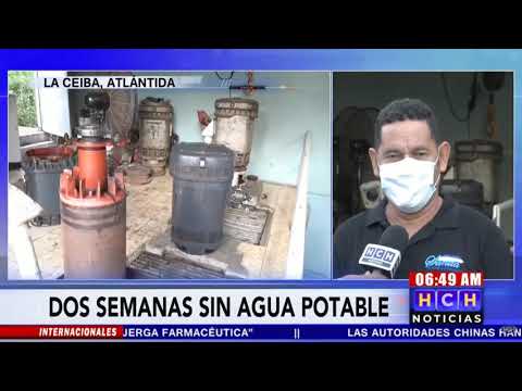 “A medias” se solventa problema de agua potable en La Ceiba - YouTube