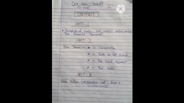 English literature B.A.1 year (paper-1)Poetry contents (syllabus )#sots #viralvideo #syllabus #paper