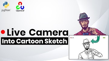 Live sketch using camera | using Python OpenCV - How to convert real time camera to sketch
