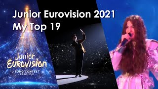 Junior Eurovision 2021 / My Top 19 (After Show)