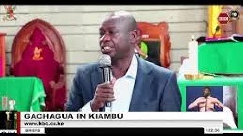 Impeached DP Gachagua and His Allies Attend Church Service in Kiambu!!