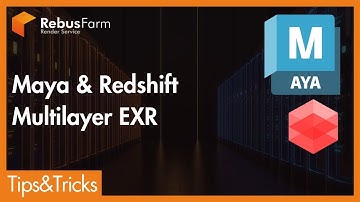Render Job Submission with Multilayer EXR in Redshift & Maya | RebusFarm Tutorial