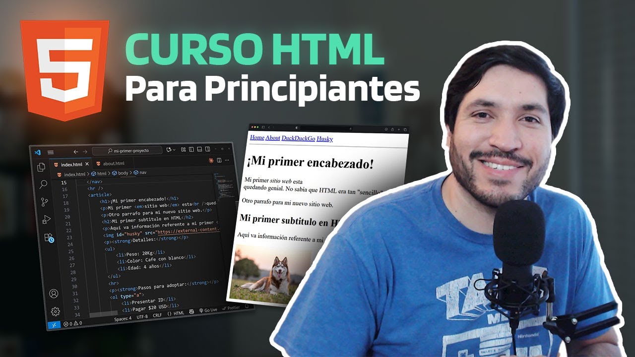 Curso HTML básico para principiantes - ¡Aprende desde cero! - YouTube