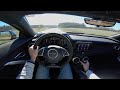 Chevy Camaro SS 1LE Performance Package w/ 6 Speed Manual: POV (ASMR) Review and Drive