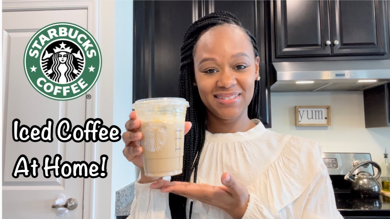 STARBUCKS Iced White Chocolate Mocha at home | Tastes EXACTLY the same!