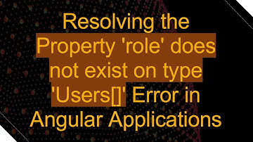 Resolving the Property 