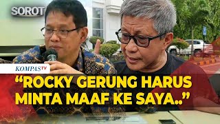 Rocky Gerung Criticizes Finance Minister Purbaya's Sharp Response to Being Just a Paymaster: He M...