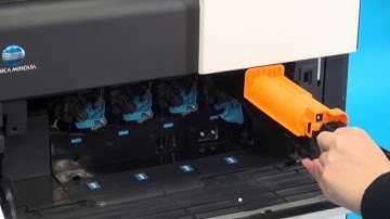 How to replace a drum unit on bizhub C450i/C550i/C650i/C750i