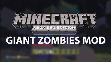 Minecraft Xbox 360: Giant Zombies Mod w/Download! *USB*