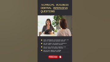 Technical BC Interview Questions! #trending #interview #questions #businesscentral #jobvacancies