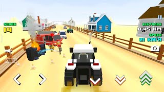 Blocky Farm Racing & Simulator - Ep1 Farm Race | Kids Game Android Gameplay screenshot 4