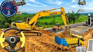 Construction Excavator Simulator 2026 - Dumper Truck Vehicles Driving! Truck Game Android Gameplay screenshot 4