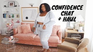 LET'S TALK ABOUT CONFIDENCE + PLUS SIZE HAUL | AND I GET DRESSED