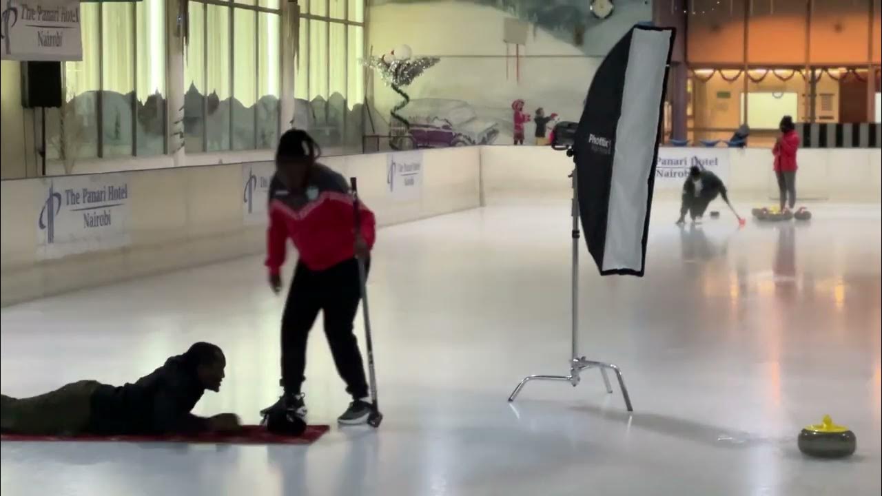 Portraits Session On Location At Panari Ice Skating Rink With Kenya