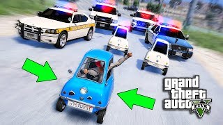 УГАРНАЯ ПОГОНЯ ЗА МАЛЕНЬКИМ PEEL P50 В GTA 5 ONLINE! ПОЛИЦЕЙСКИЕ ДОГОНЯЛКИВ В ГТА 5!