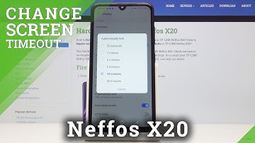 How to Change Sleep Time in Neffos X20 - Set Up Screen Timeout