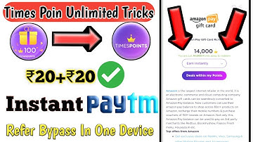 [Timespoint Unlimited Tricks]₹20+₹20 Unlimited Times  Amazon Gift Card ! #TimeIsMoney Refer Bypass