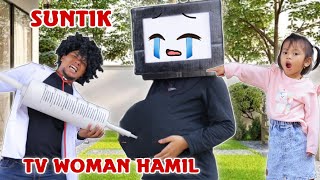 P4R4H !! ADA TV WOMAN HAMIL DI SUNTIK | CHIKAKU FAMILY