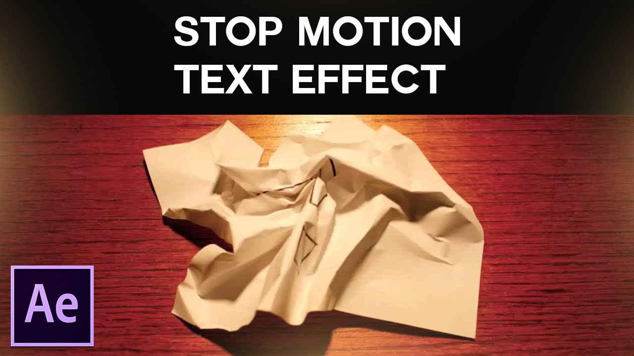 Stop Motion After Effects