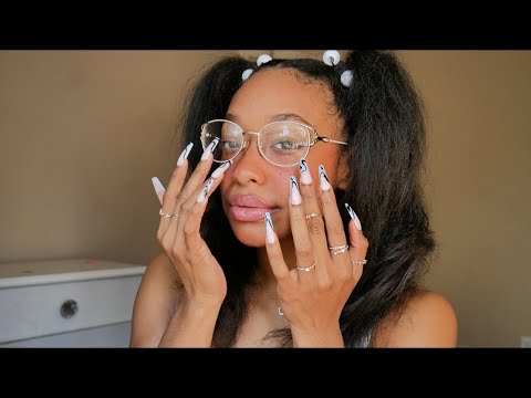 ASMR | Tapping + Mouth Sounds 🧚🏽‍♀️
