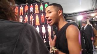 Backstage Balmain SS16 - ITW Olivier Rousteing (anglais)