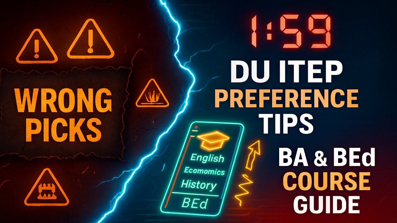 DU ITEP BABEd 2025 |Top College Preference List Revealed! 🔥