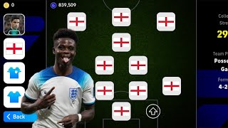 REVIEW TEAM ENGLAND!! 😱😱 B. SAKA DAN H. KANE!! EFOOTBALL 2024 MOBILE